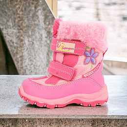 Дутики для дівчинки Super Gear LA9112-F 26 Рожевий (32147060)