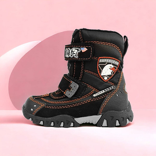 Дутики для хлопчика Super Gear LA9065-BK 27 Чорний (32157062)
