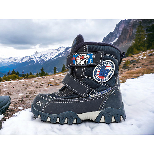 Дутики для хлопчика Super Gear LA9163-BK 28 Темно-синій (32167063)