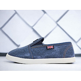 Слипоны No brand L2006-2BU 33 Синий (3537146)