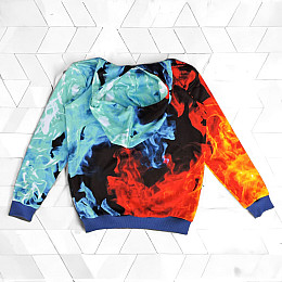 Худи No brand L2008-R 140 Разноцветный (92787167)