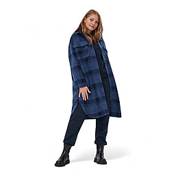 Пальто No brand 980659-BU 42 Сине-черный (91497298)