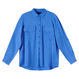 Рубашка No brand 114854-BU 42 Синій (91497440)
