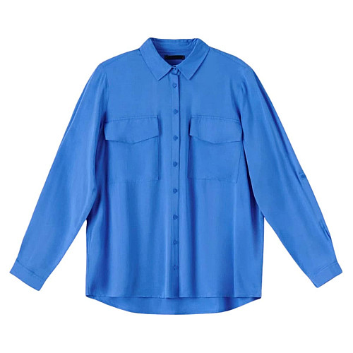 Рубашка No brand 114854-BU 40 Синій (91897440)