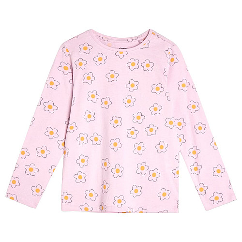 Детский лонгслив No brand 736201-P 122 см Розовый (93797755)