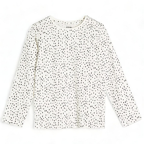Детский лонгслив No brand 736201-ML 122 см Молочный (93797757)