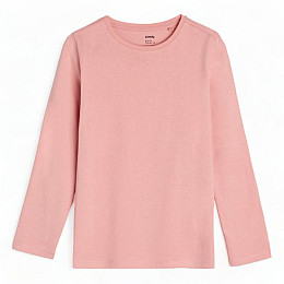 Дитячий лонгслів No brand 985039-PK 110 см Рожевий (93007771)