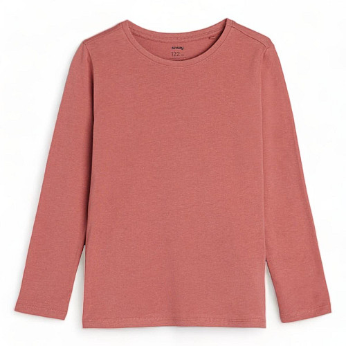 Дитячий лонгслів No brand 985039-BD 110 см Бордовий (93007772)