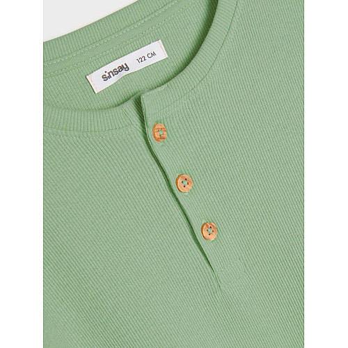 Детский лонгслив No brand 828476-OL 140 см Оливковый (92787819)