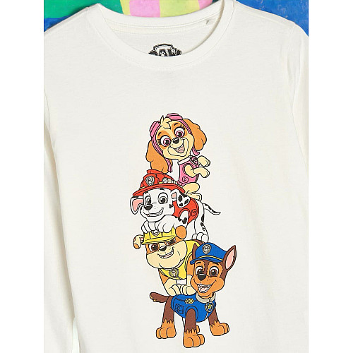 Детский лонгслив No brand 673301-ML 128 см Молочный (93807822)