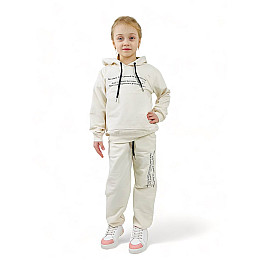 Спортивний костюм SN-at S6021-BG 122 см Бежевий (93797923)