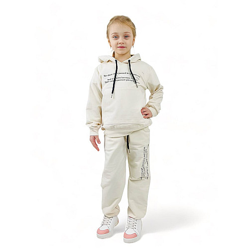 Спортивный костюм SN-at S6021-BG 128 см Бежевый (93807923)