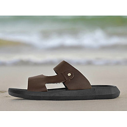 Шлепанцы No brand F91-BR 39 Коричневый (3348136)