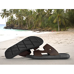 Шлепанцы No brand F91-BR 39 Коричневый (3348136)