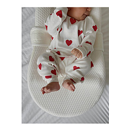 Піжама для дівчинки German Volf 542099084 86 см Біло-червоний (2101661228)