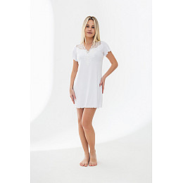 Жіноча нічна сорочка German Volf M Білий (2194118330)