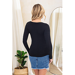 Жіночий лонгслів German Volf L Чорний (2194118351)