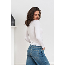 Жіночий лонгслів German Volf S Білий (2194118353)