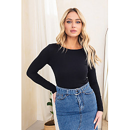 Жіночий лонгслів German Volf S Чорний (2194118354)