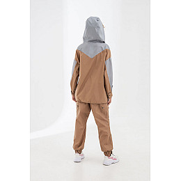 Жіночий спортивний костюм German Volf XS Коричнево-сірий (2194120652)