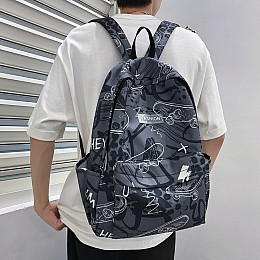 Рюкзак підлітковий Lesko 8055228 20 л Сірий 12898-82700