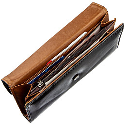 Кошелек из экокожи KIVI 19073 Черный