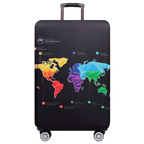 Чехол для чемодана Turister модель Travel Black S Різнокольоровий (CN_086S)