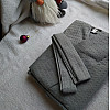 Вафельный халат Luxyart Кимоно 54-56 XL серый (LS-3376)