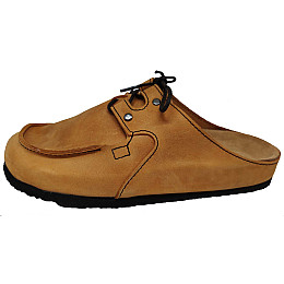 Ортопедические сабо мужские на шнуровке Foot Care FA-203 46 Песочный