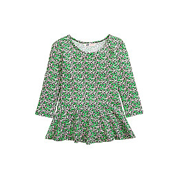 Туника для девочки H&M 170 см зеленый цветы 3477033