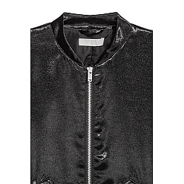 Женский бомбер H&M 36 черный 23114304324