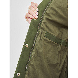 Женская парка H&M 34 зеленый 21105969577