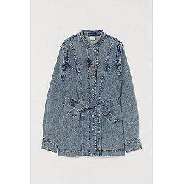 Куртка джинсовая H&M XS голубой 31038337760