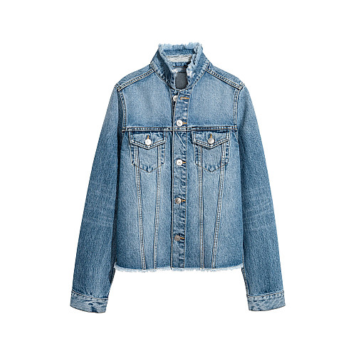 Куртка джинсовая H&M 32 синий 212533592