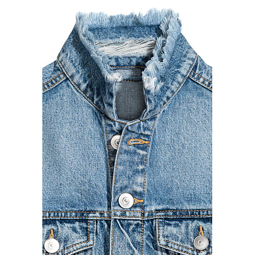 Куртка джинсовая H&M 32 синий 212533592