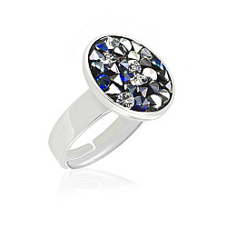 Безразмерное кольцо KOBI Remi с кристаллами Swarovski Регулируемый/Безразмерное (7470-0662-99-32)