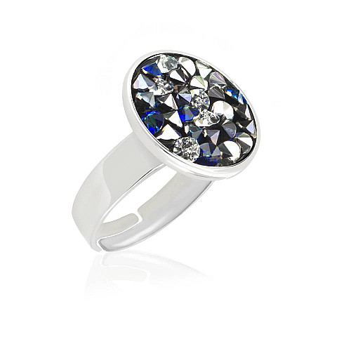 Безразмерное кольцо KOBI Remi с кристаллами Swarovski Регулируемый/Безразмерное (7470-0662-99-32)
