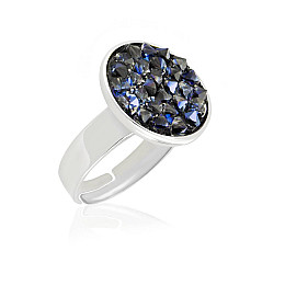 Безрозмірне кільце KOBI Remi з кристалами Swarovski Регульоване/Безрозмірне (7470-0662-98-32)