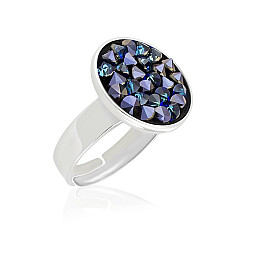 Безрозмірне кільце KOBI Remi з кристалами Swarovski Регульоване/Безрозмірне (7470-0662-35-32)
