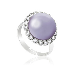 Кільце KOBI Amelia з перлами Swarovski 15 мм Регульоване/Безрозмірне (7470-0645-03-32)