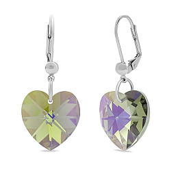 Сережки KOBI Heart зі Swarovski 14 мм (7440-0954-26)
