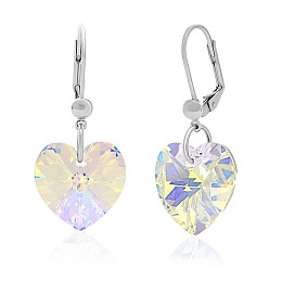 Сережки KOBI Heart зі Swarovski 14 мм (7440-0954-16)