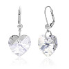 Серьги KOBI Heart со Swarovski 14 мм (7440-0954-06)