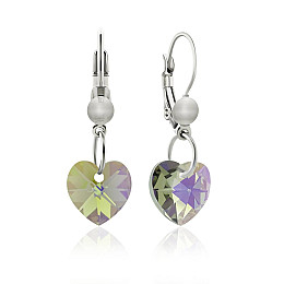 Сережки KOBI Heart Small 10*10 мм зі Swarovski (7440-0129-204-32)
