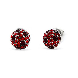 Сережки-гвоздики KOBI Cherry Ø 9 мм зі Swarovski (7042-0118-07-32)
