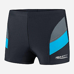 Плавки Aqua Speed Andy 6437 (349-32) 134 см Сірий/Синій (5908217664372)