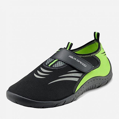 Аквашузы Aqua Speed AQUA SHOE MODEL 27A 7602 черный серый флуоресцентный желтый 42 642-27A 42