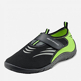 Аквашузы Aqua Speed AQUA SHOE MODEL 27A 7605 чорний сірий флуоресцентний жовтий 45 642-27A 45