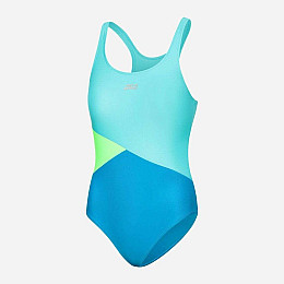 Купальник слитний Aqua Speed Pola (541-28) 146 см Світло-бірюзовий/Бірюзовий/Салатовий (5908217685971)