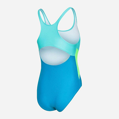 Купальник слитний Aqua Speed Pola (541-28) 146 см Світло-бірюзовий/Бірюзовий/Салатовий (5908217685971)